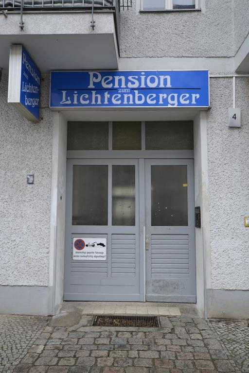 Pension Zum Lichtenberger เบอร์ลิน ภายนอก รูปภาพ